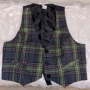 Plaid Vest